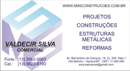 SMS - Contruções, Projetos e Estruturas Metálicas